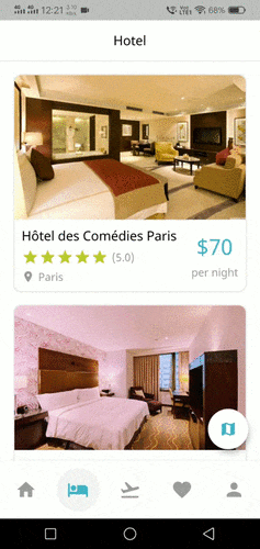 Flutter Hotel Booking and Tour Travel App Template in Flutter | Multi Language | MyBnb - 9