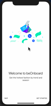 BeOnboard - complete onboarding template for React Native app (Expo version) - 2