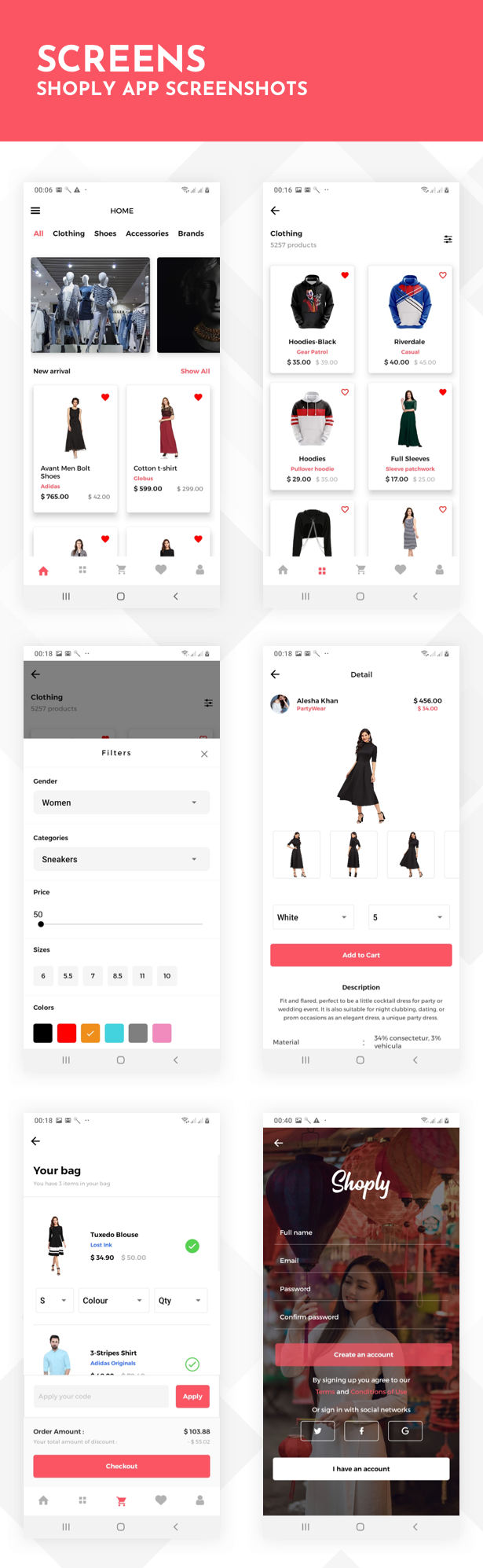 Shoply App UI