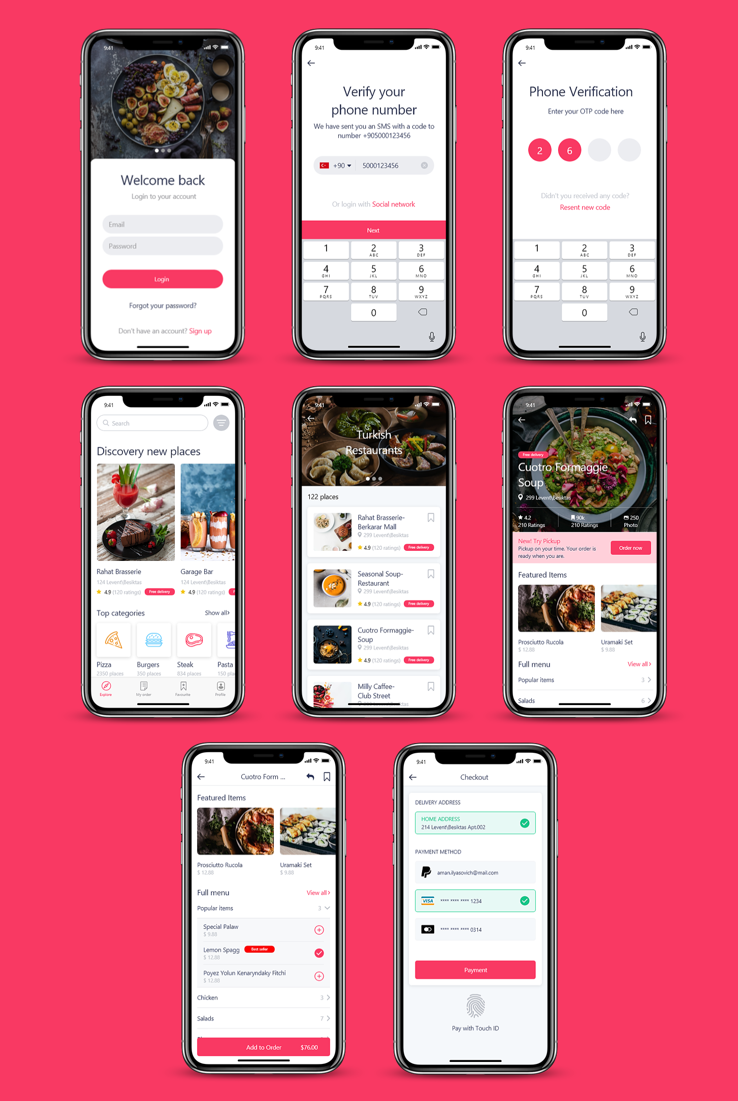 Food App: Flutter Food App UI - 1