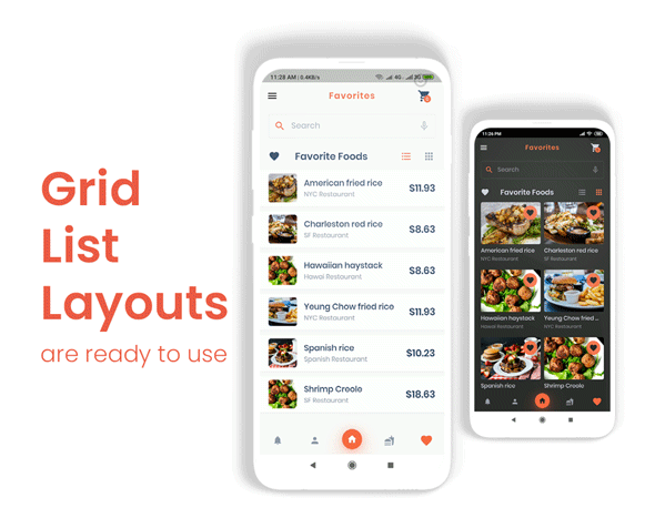 Multi Restaurants Flutter App UI Kit - 8