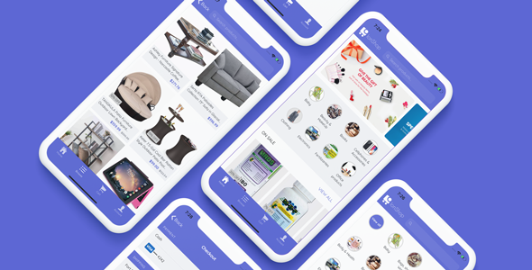 IonShop 3.0 - Ionic 5 Template + Admin Portal for e-commerce based apps Ionic Ecommerce Mobile App template