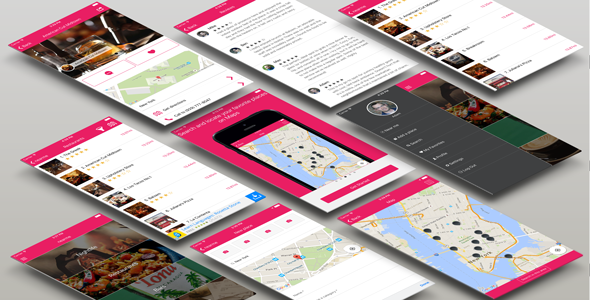 nearme - Starter for your own location based app Ionic  Mobile App template