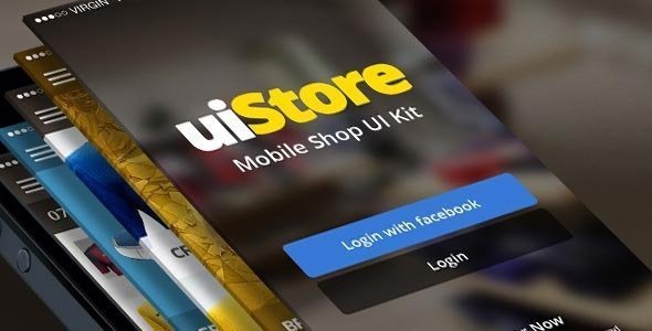 uiStore iOS Template - Mobile UI Kit  Ecommerce Design 