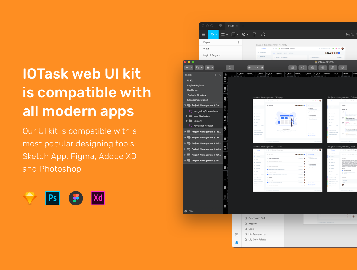 Codemarket | IOTask - Project Management UI Kit