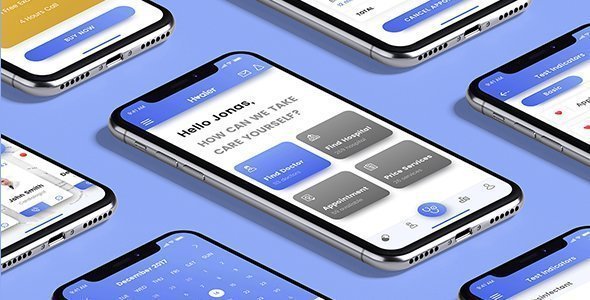 Healer React Native App Template Flutter  Mobile App template