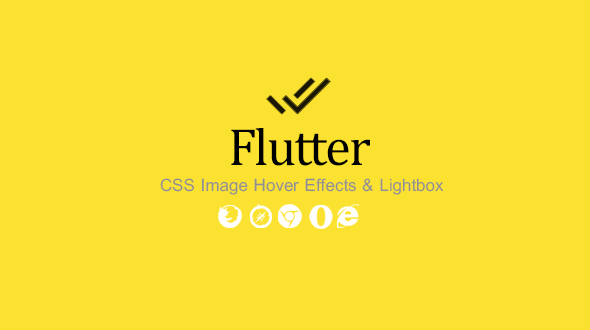 Flutter - CSS Image Hover Effects & Lightbox Flutter  Mobile App template