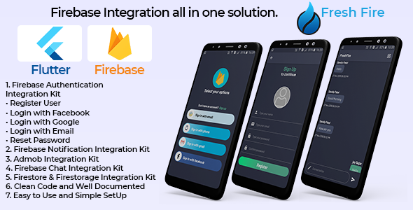 Flutter Fresh Firebase icon