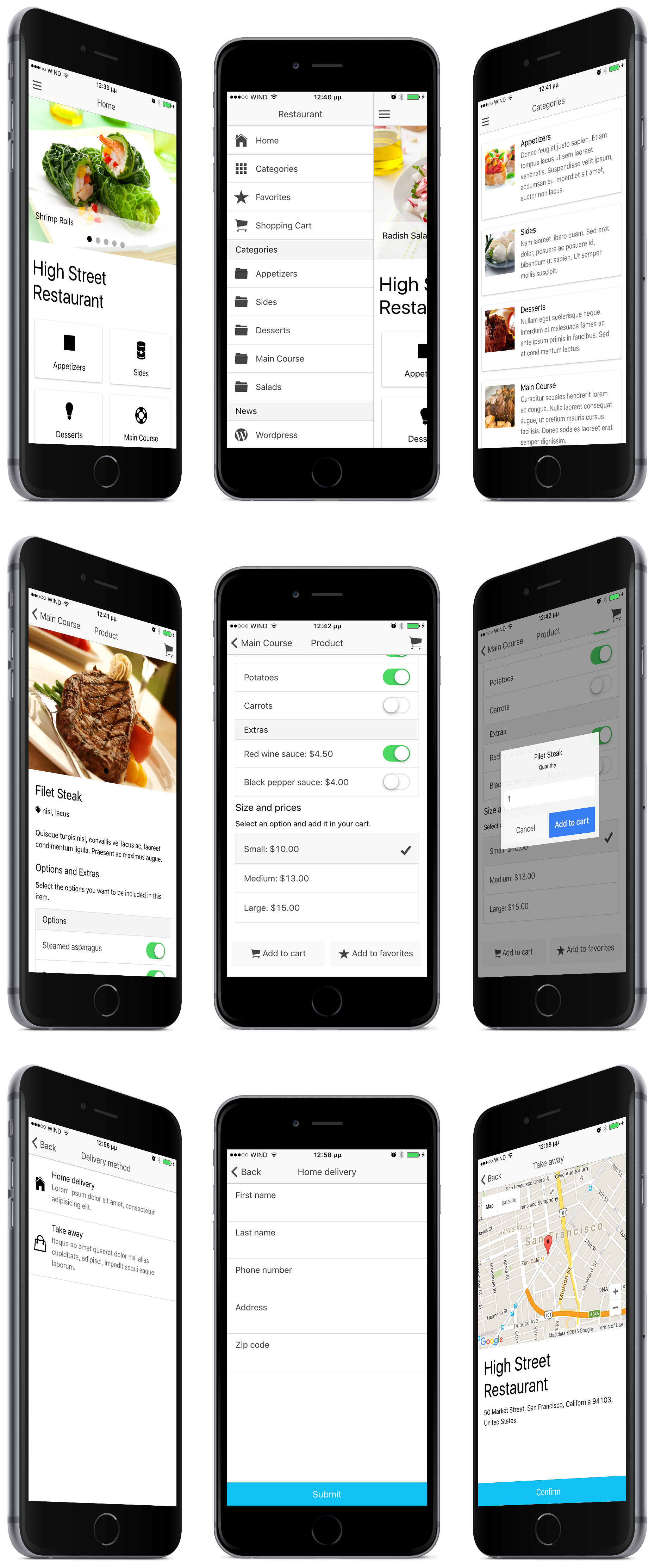 Restaurant Ionic 5 - Full Application with Firebase backend - 5