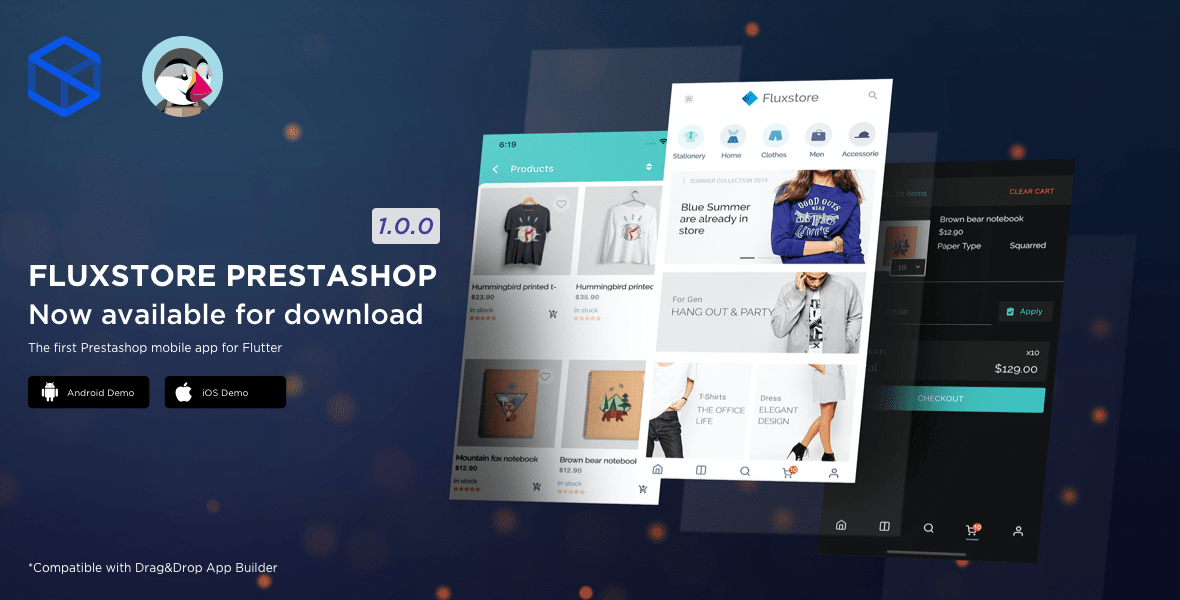 Fluxstore Prestashop - Flutter E-commerce Full App - 1