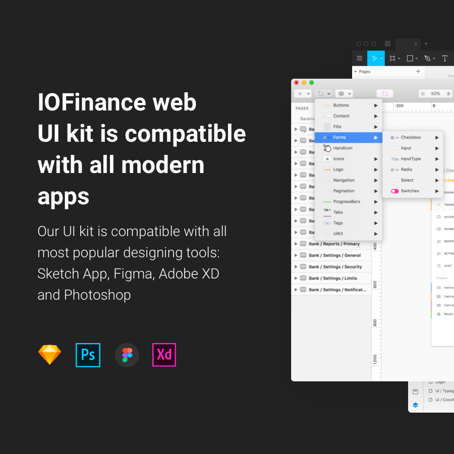 IOFinance - UI Kit for Finance, Banking and Wallet Websites - 4