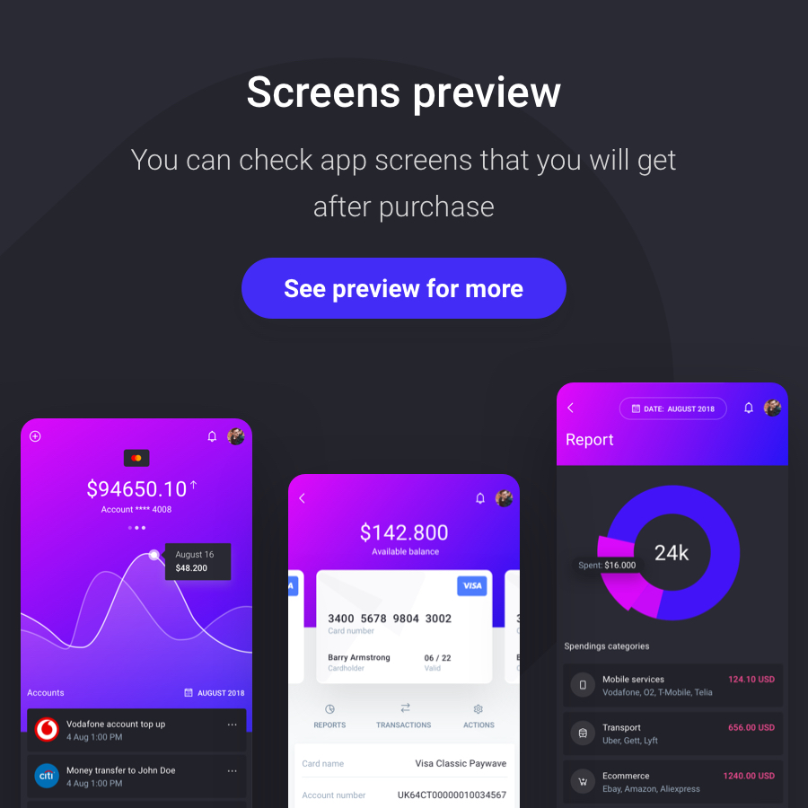 IOWalley - Mobile UI kit for Banking Apps & Crypto Wallets - 12