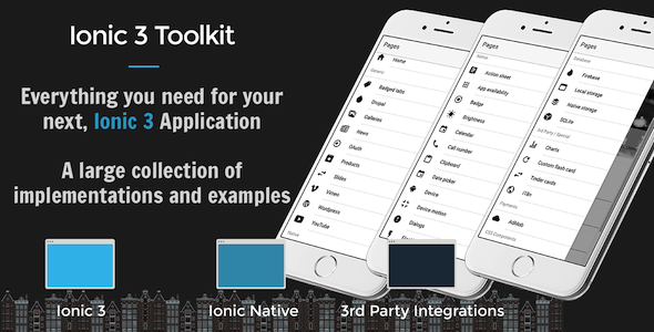 Ionic 3 Toolkit Personal Edition - The Swiss Army Knife of Ionic 3 icon