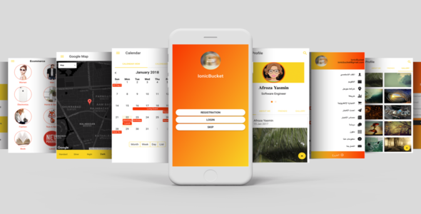 Ionic3 Starter Template Supports Multiple Language i18n icon