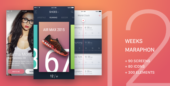 12 Weeks Marathon UI Kit icon