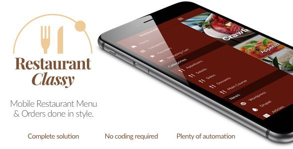 Restaurant Ionic Classy- Full Application with Firebase backend icon
