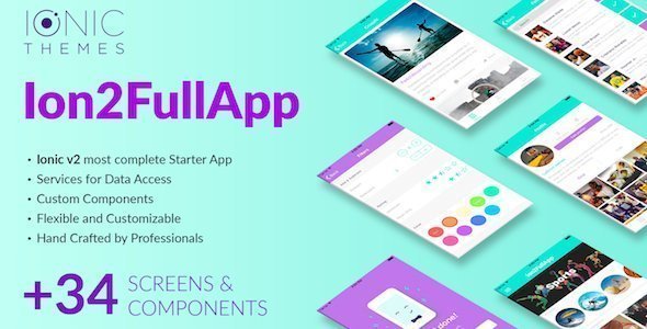Ion2FullApp - Full Ionic Template for Ionic 3+ icon