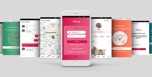 Complete Functional Social App Based on Firebase & Ionic framework icon