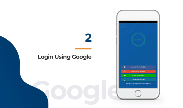 Authy - Ionic Firebase Social Authentication Login using Google