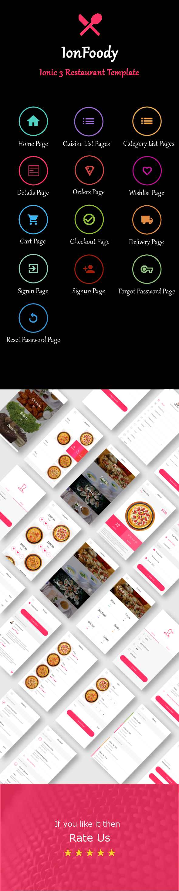 IonFoody - Ionic 3 Restaurant Template - 2