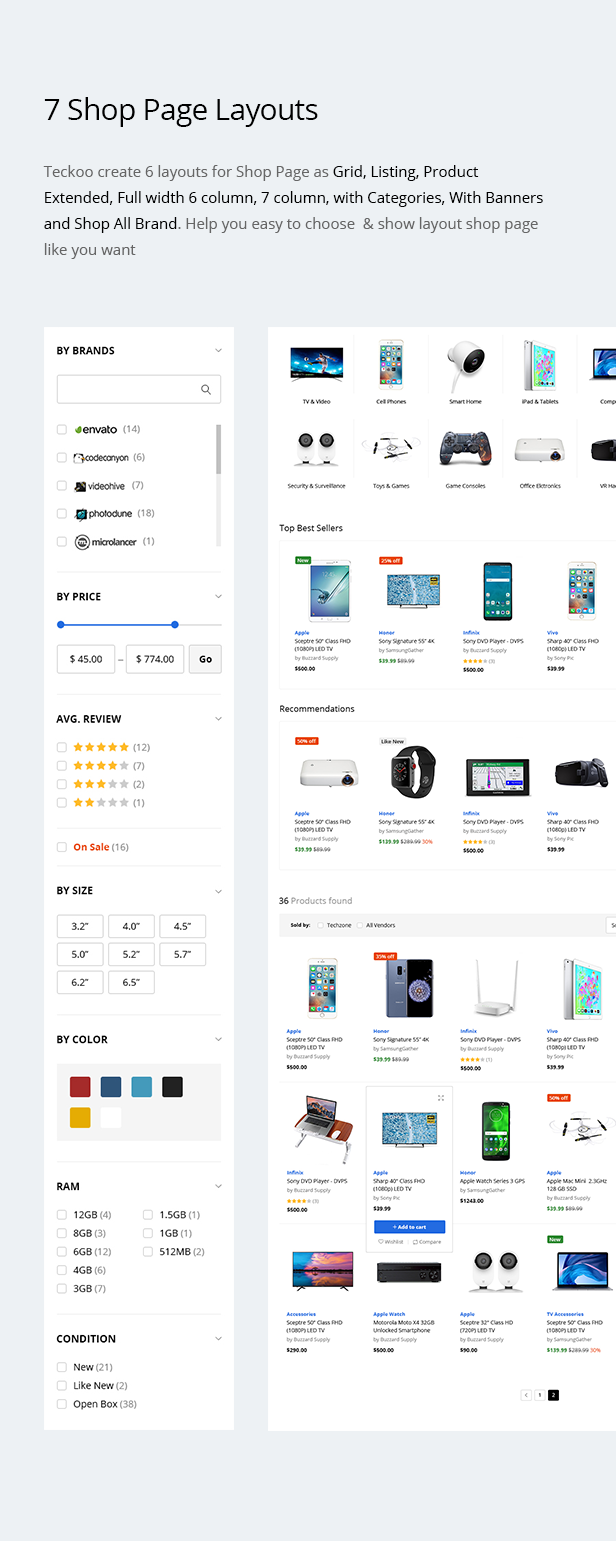 Teckoo - Electronic & Technology Marketplace eCommerce PSD Template - 7