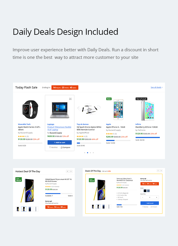 Teckoo - Electronic & Technology Marketplace eCommerce PSD Template - 13