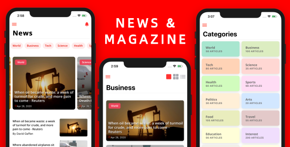 IonNews - News & Magazine App Mobile Template UI (Ionic5 & Capacitor) icon