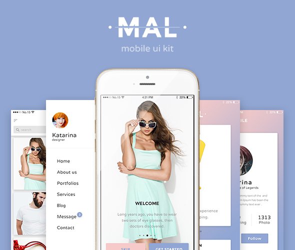 Mal - Mobile UI KIT