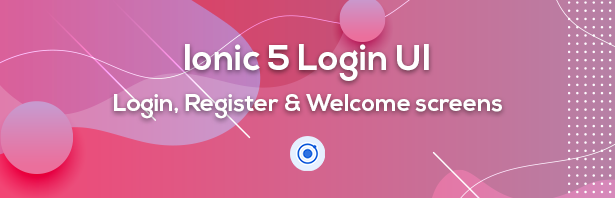 Ionic 5 Login UI