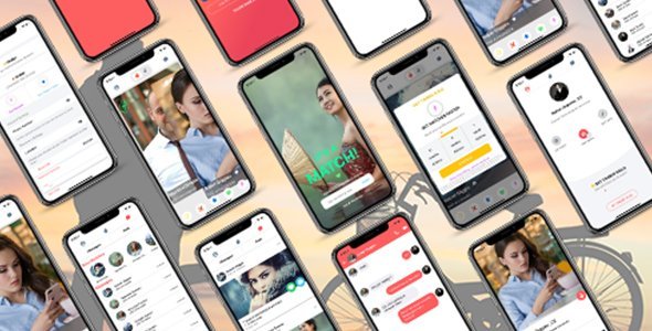 ionic 5 tinder app clone / dating app clone icon