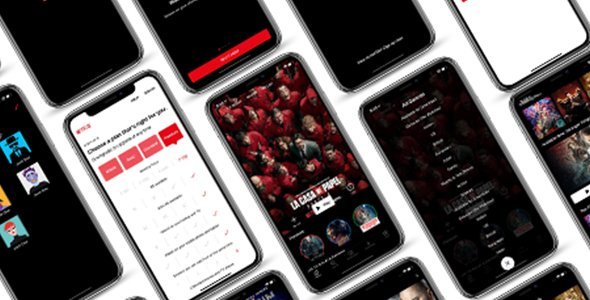 ionic 5 netflix app clone template icon