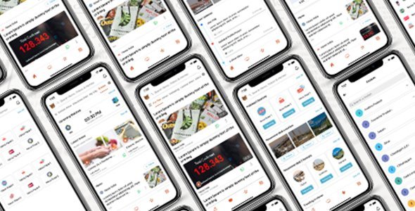 ionic 5 full news app template icon