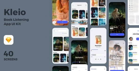 Kleio - Book Listening App UI Kit icon