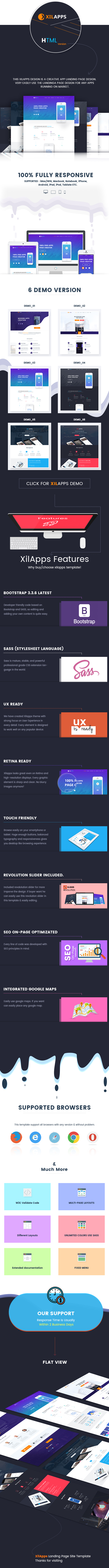 XILAPPS - HTML App Landing Page Template - 1