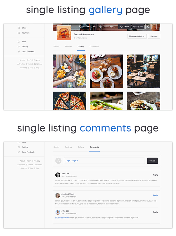 YouListing - Classified Listing and Directory Social Networking PSD Template - 4