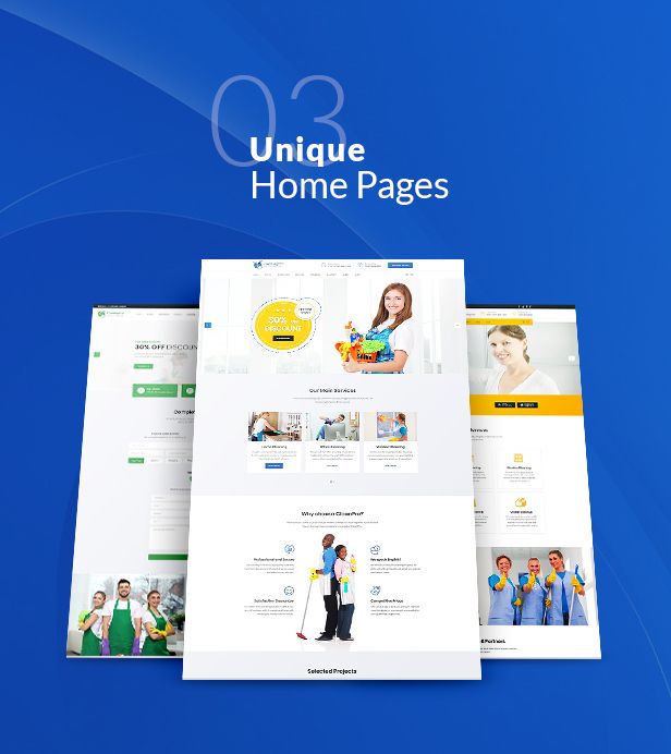 CleanPro - Cleaning Service PSD Template - 3