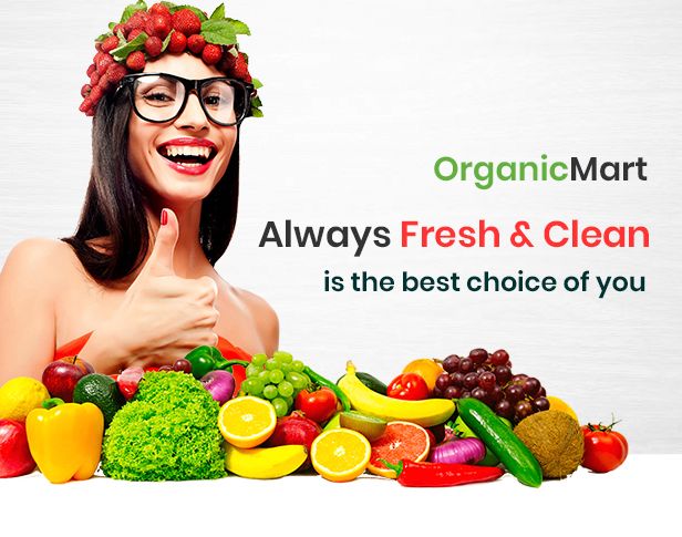 OrganicMart - Organic & Food PSD Template - 1