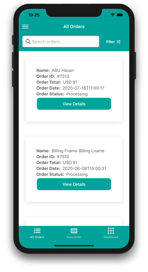 Order Manager Apps for Vendors for Dokan Multivendor E-Commerce Website Using Ionic 5 Angular - 6
