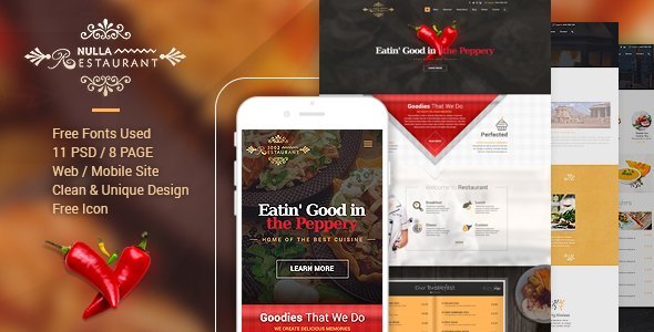 3002 - Restaurant PSD Template icon