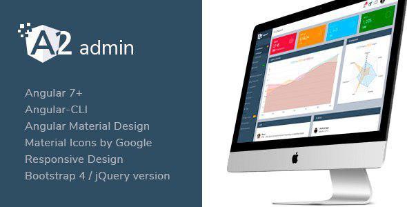 A2 Admin - Angular 7+ Material Design Admin Template