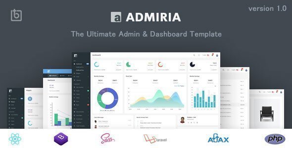 Admiria - The Ultimate Admin & Dashboard Template icon