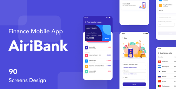 AiriBank - Finance Mobile App UI KIT icon