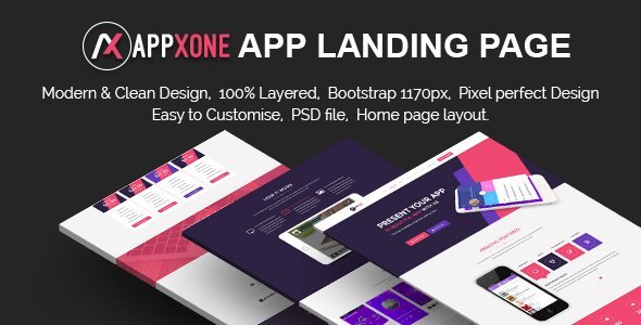 Appxone App Landing Page