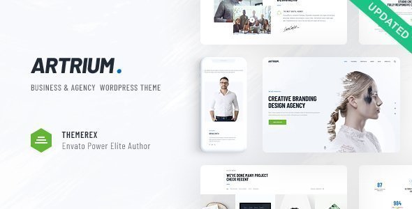 Artrium | Creative Agency & Web Studio WordPress Theme  News &amp; Blogging Design 