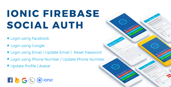 Authy - Ionic Firebase Social Authentication Full App icon