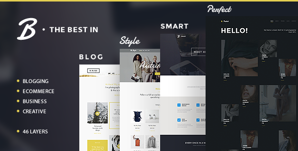 B - Business, Blog and Portfolio Template