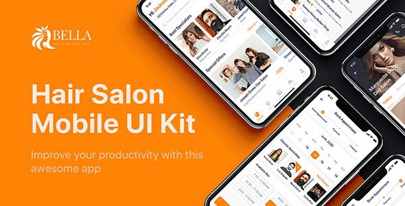 Bella - Hair Salon UI Kit for Sketch icon