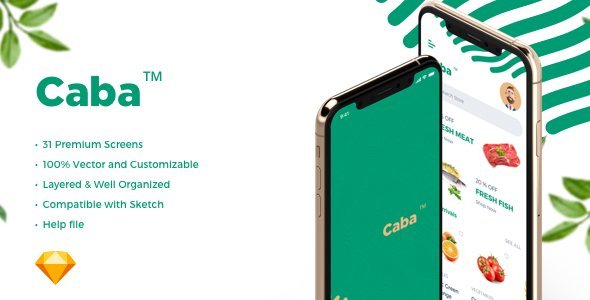 Caba - Grocery Mobile App UI Kit icon