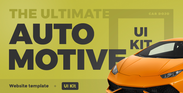 Car Dojo - The Ultimate Auto Dealers Marketplace & Rental Parks HTML UI Kit Website Template icon