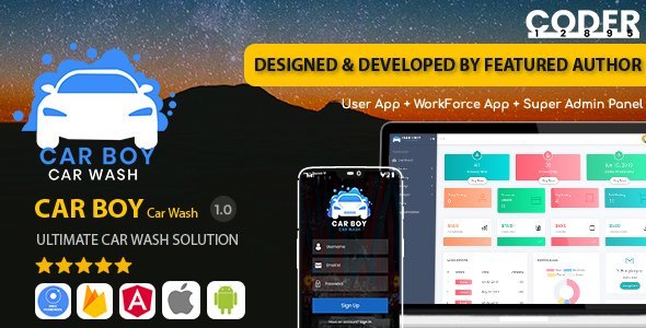 CarBoy - On Demand Car Wash Service Booking App icon